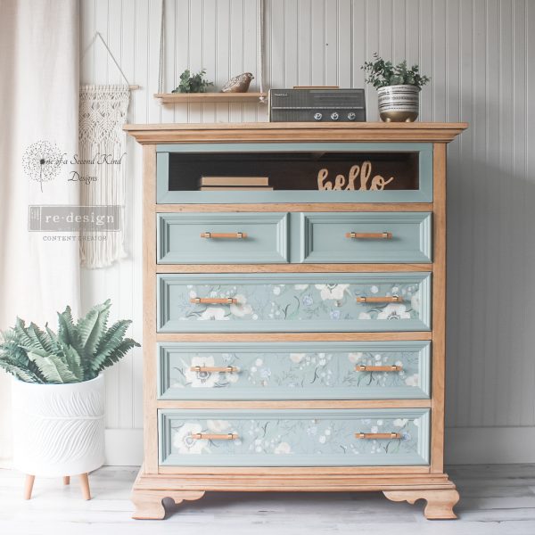 Goldenrod Florals - Rub-On Decor Furniture Transfer by Redesign with Prima!