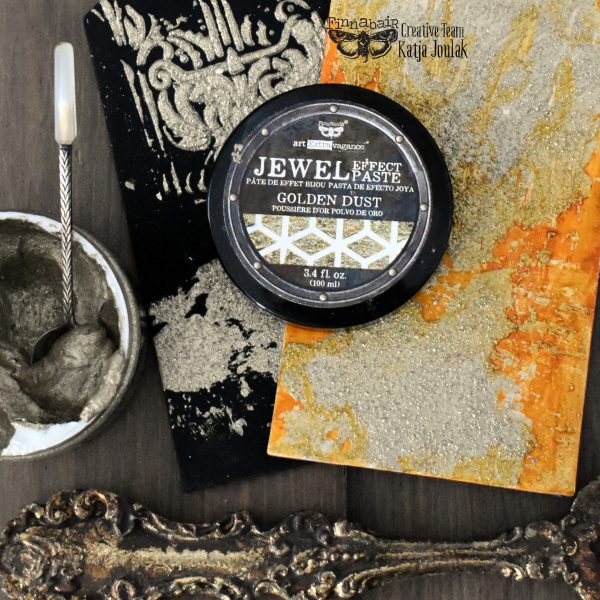 Golden Dust Art Extravagence Jewel Texture pastes, sparkly paste, stencil paste