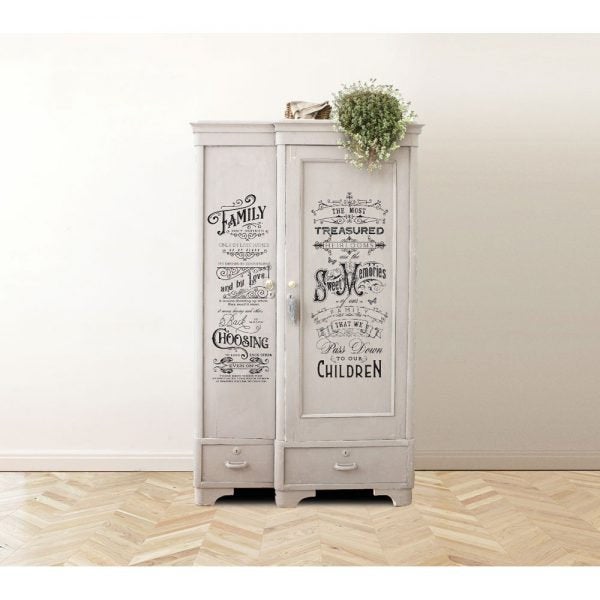 Family Heirlooms- Discontinued - Furniture Decal Transfer by Redesign with Prima!