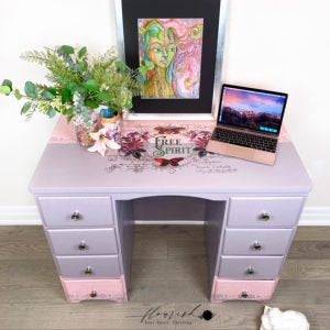 Boho Bird and Butterfly Furniture Decal Transfer by Redesign with Prima!