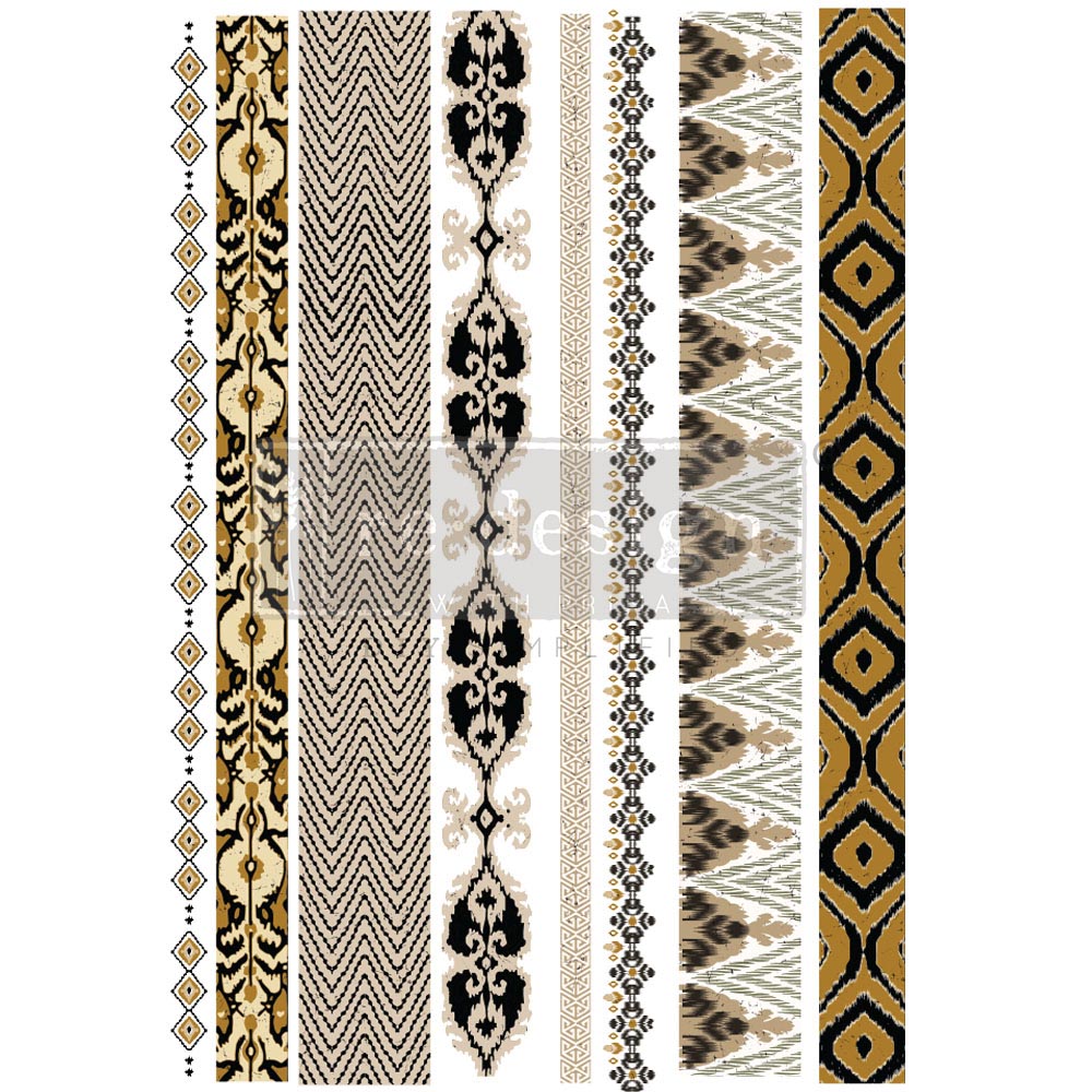 Exotic Borders - Decor transfer - Redesign with Prima - Furniture Decal Transfer!