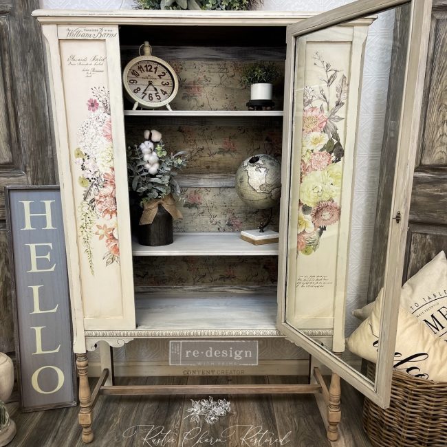 Botanical Imprint - Decoupage Paper