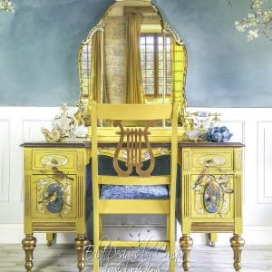 Postal Birds - Rub-On Furniture Decal Transfer by ReDesign With Prima!
