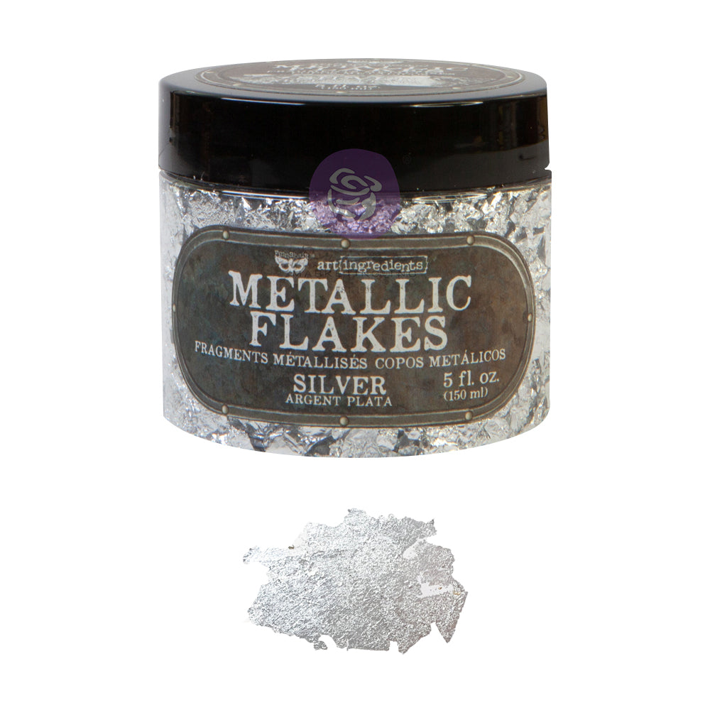 Silver Metallic Foil Flakes ∙ SILVER ∙ Finnabair ∙ Gold Leaf