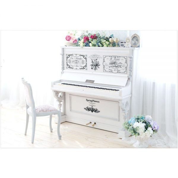 Spring Flowers  Furniture Decal Transfer by Redesign with Prima!
