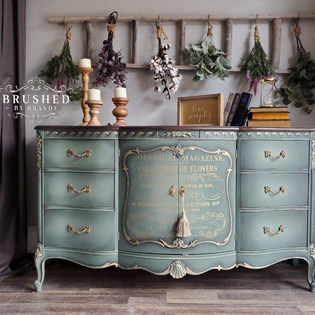 Flower Collector Redesign Decor Transfer Decal by Prima! Furniture transfer decal