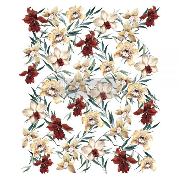 Wildflowers Furniture Decal Transfer by Redesign with Prima!