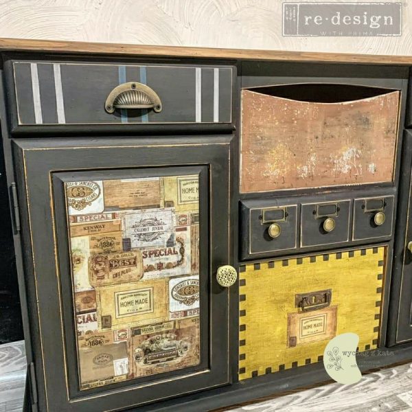 Vintage Cigar Box Decal Transfer by Redesign with Prima!