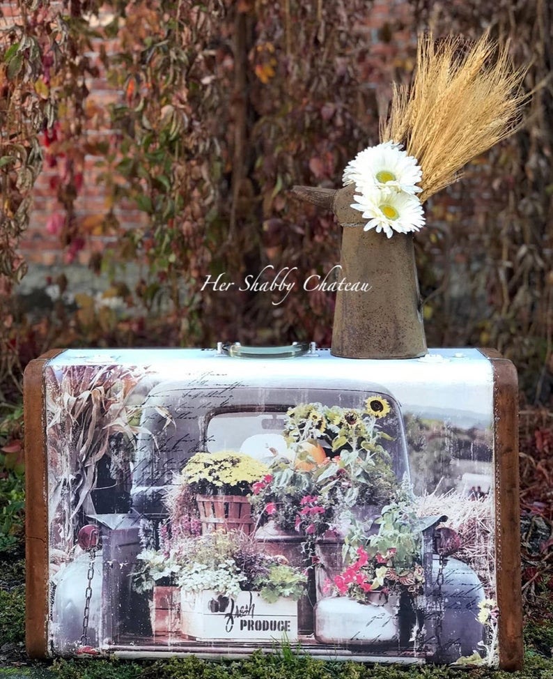 Fresh Flowers Transfer-redesign with Prima (26" X 36")