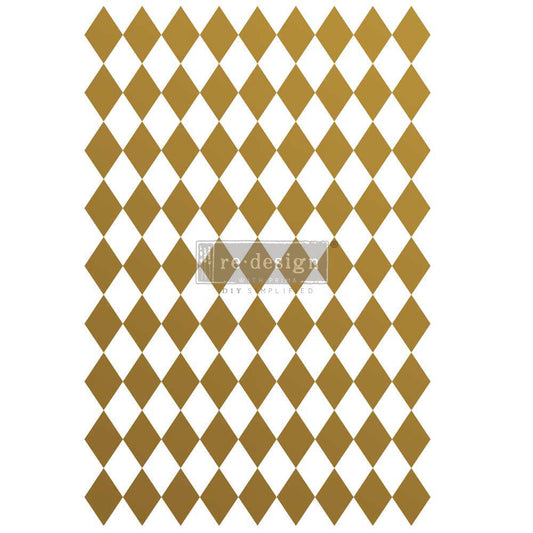 Gold Harlequin - Decal Transfer by Redesign with Prima!