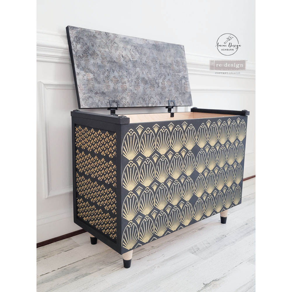 Art Deco - Stencil 20"x16" by Redesign with Prima!