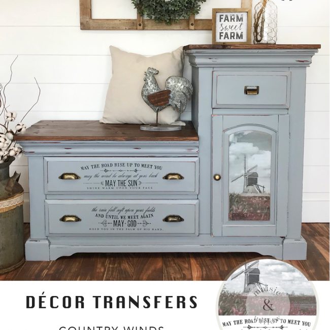 Country Winds- Decal Transfer by Maisie & Willow by Prima!