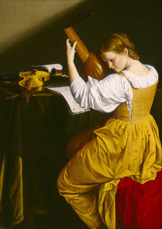 Girl with a Lute