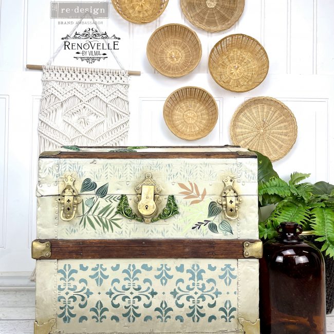 Greenery House - Rub-On Furniture Decal Mini-Transfer by Redesign with Prima!