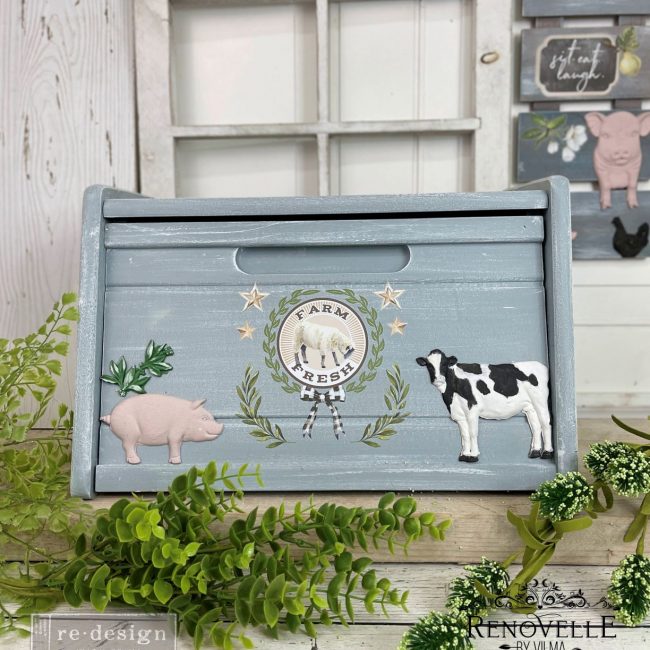 Sweet Lamb - Rub-On Furniture Decal Mini-Transfer by Redesign with Prima!