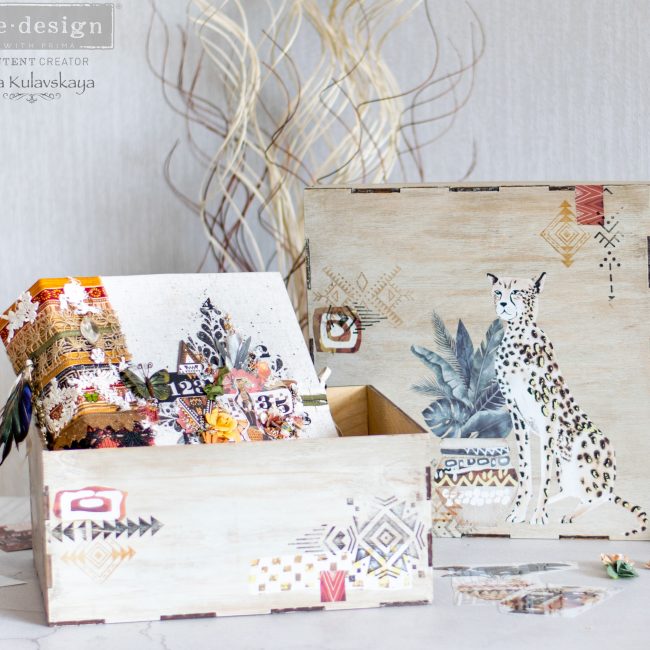 Tribal Essence - Rub-On Furniture Decal Mini-Transfer by Redesign with Prima!