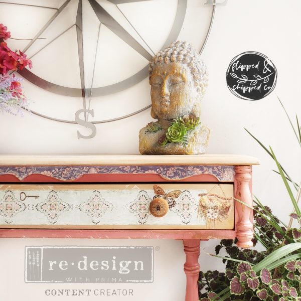 Elegant Accents - Rub-On Furniture Decal transfer by redesign with Prima!