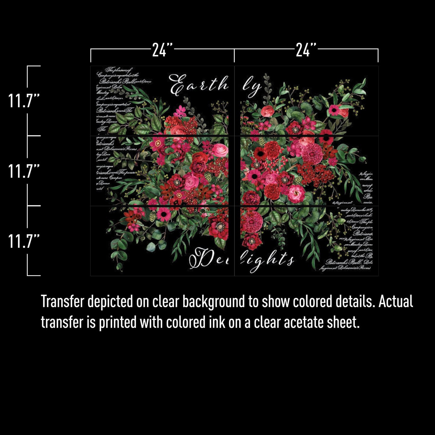 Earthly Delights Transfer by redesign with Prima! Furniture decal transfer!