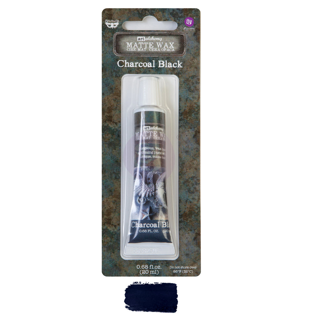 Charcoal Black wax paste - Decor wax by Art Alchemy!