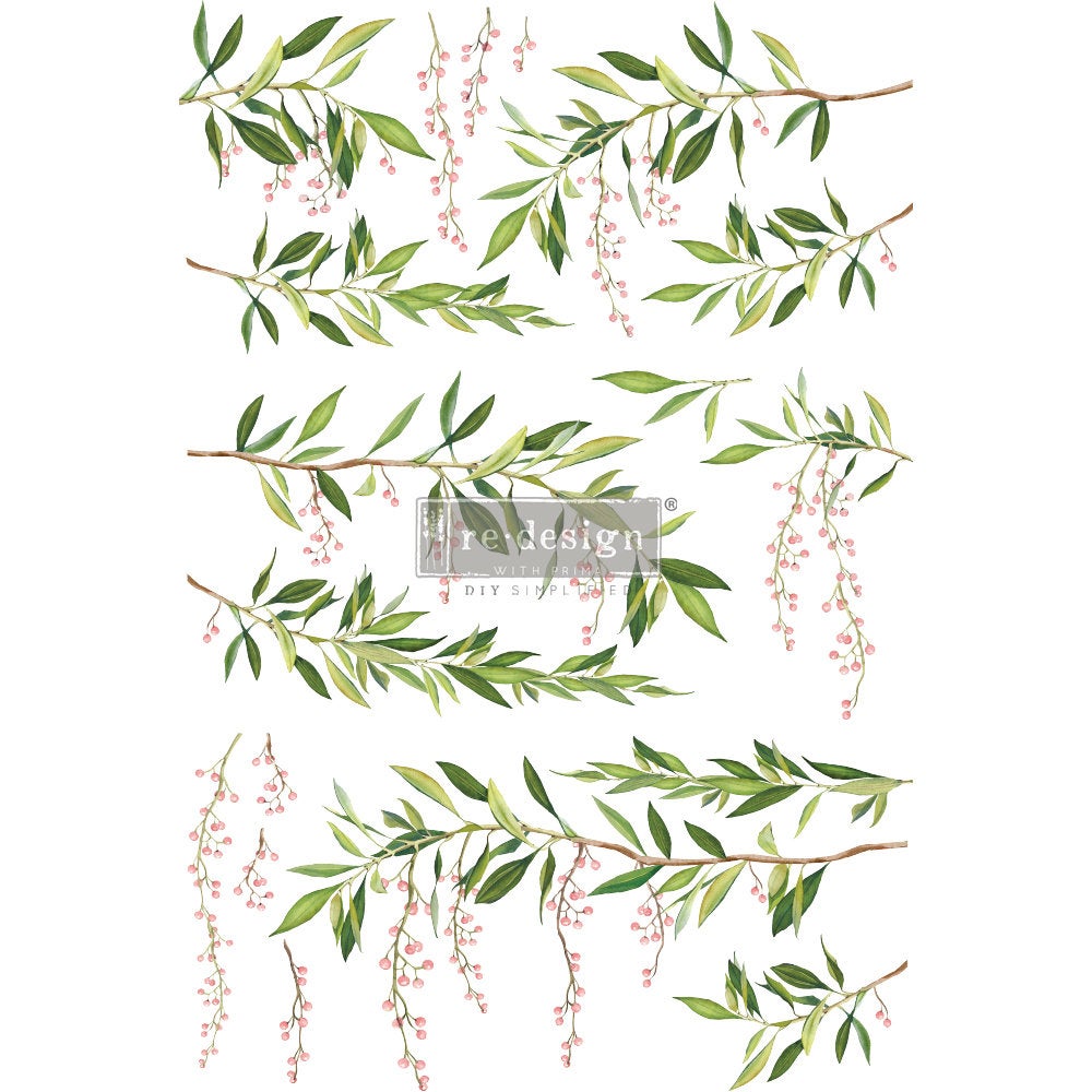 Spring Branch Decor Transfer by Redesign with Prima