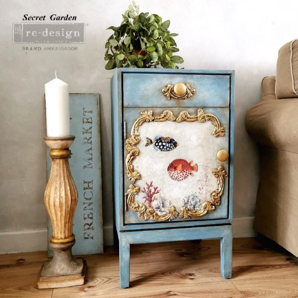 Amazing Sea Life - Rub-On Furniture Decal Mini-Transfer by Redesign with Prima!