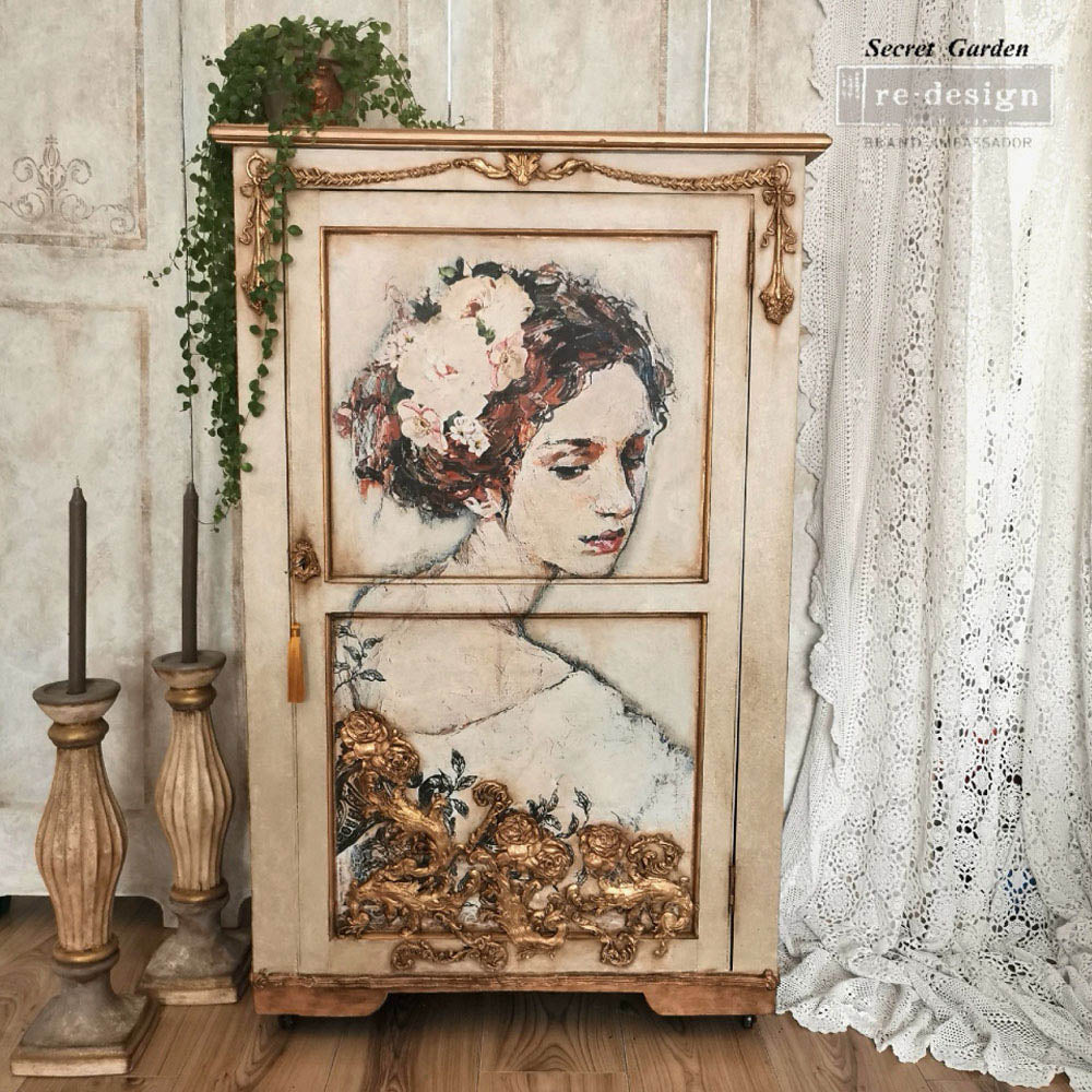 Peaceful Ponder - A1 Decoupage Paper