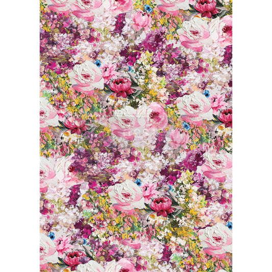 Fuchsia Meadow - Decor Rice Paper by Redesign with Prima!
