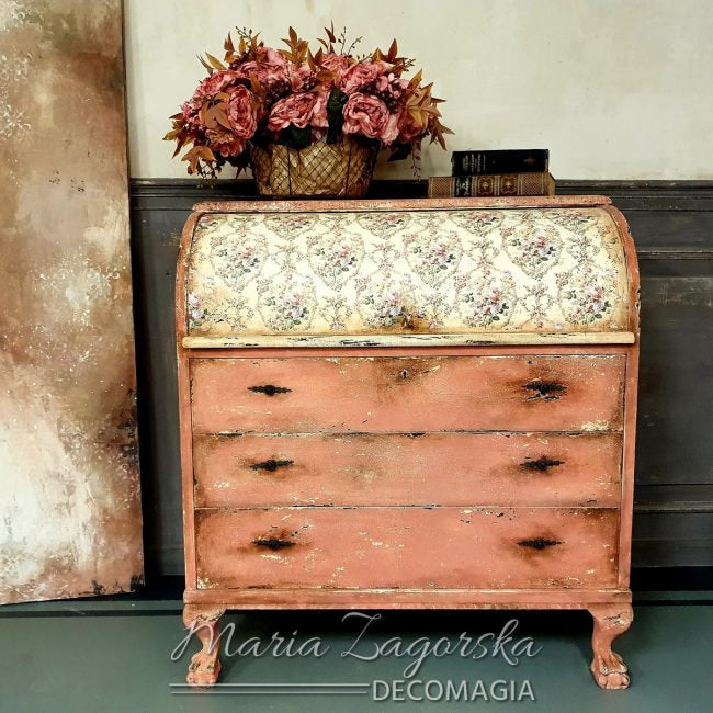 Floral Court - Discontinued - Furniture Decal Transfer ReDesign by Prima!