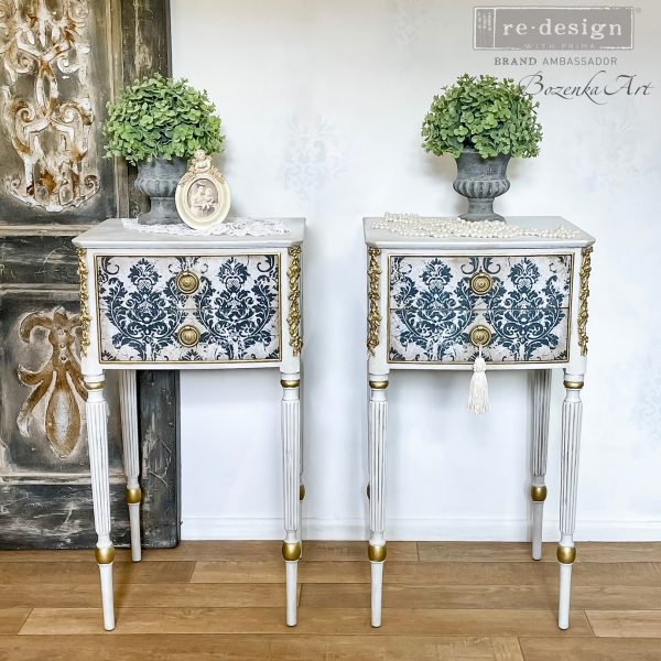 Evening Damask - Decoupage Paper