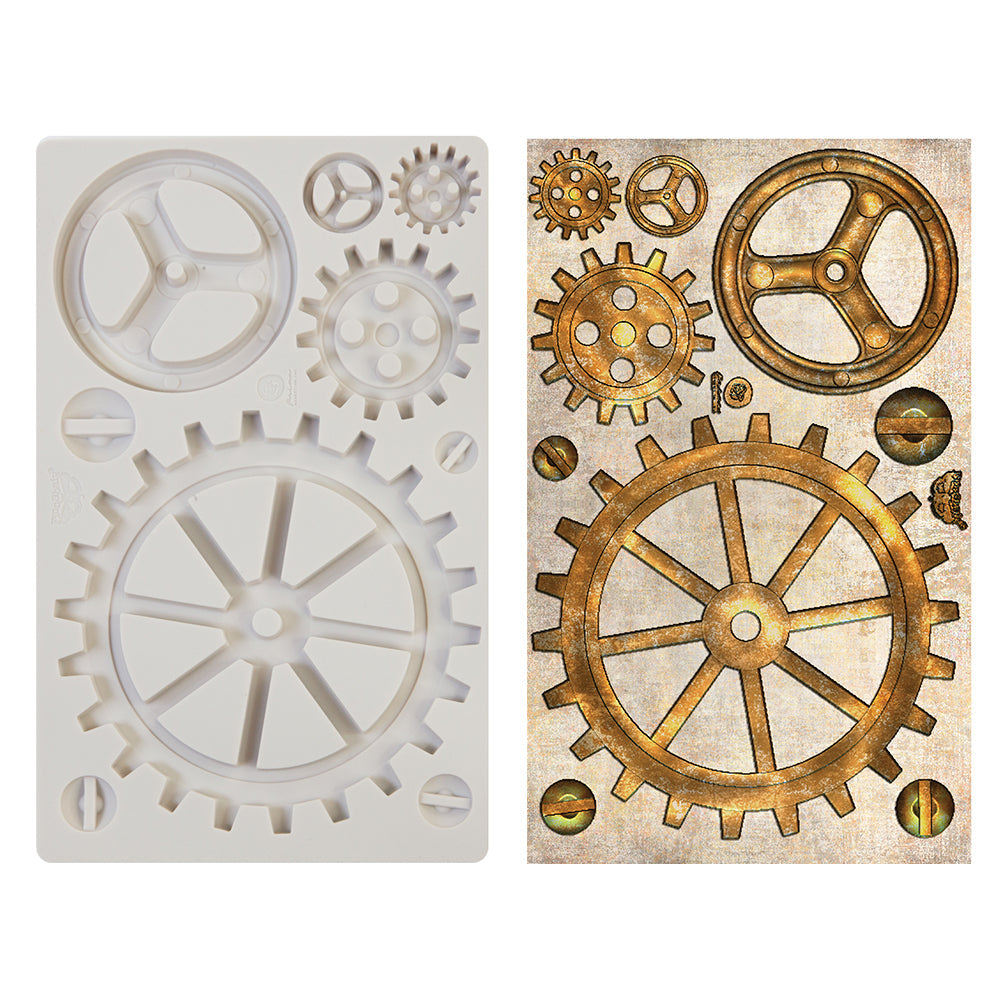 Large Gears - Finnabair Decor Mould