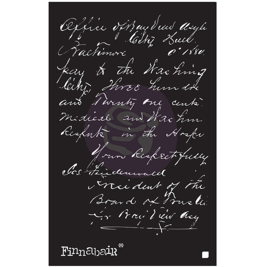 READ MY LETTER stencil by Finnabair - Reedesign with Prima – 6"X9"