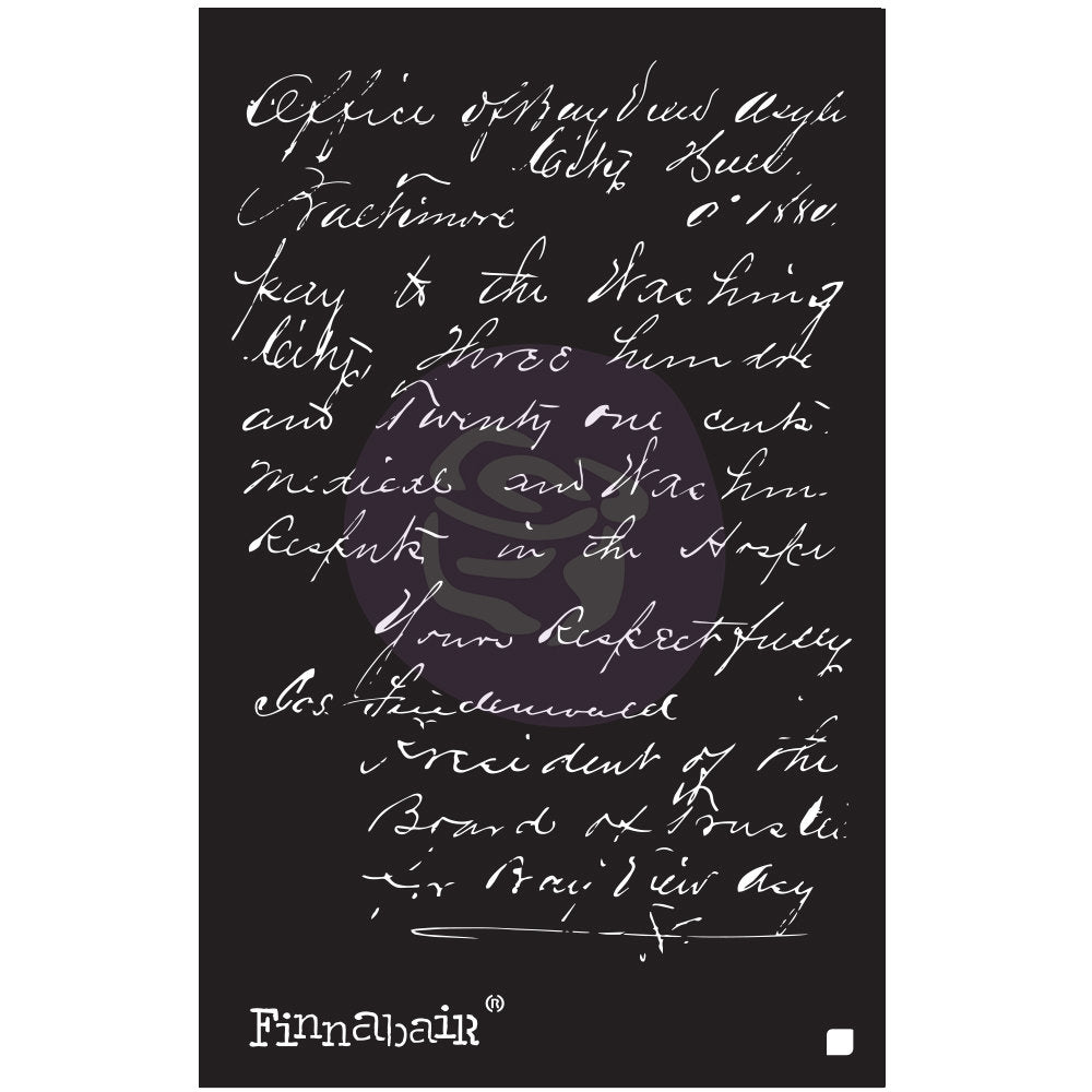 READ MY LETTER stencil by Finnabair - Reedesign with Prima – 6"X9"