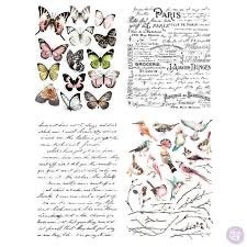 Parisian Butterflies Furniture Transfer by Redesign with Prima