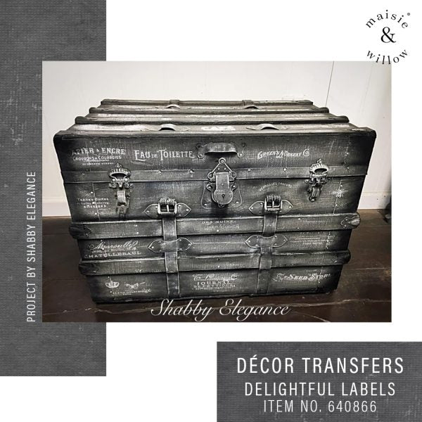 Delightful Labels -  decor transfer by Redesign with Prima!