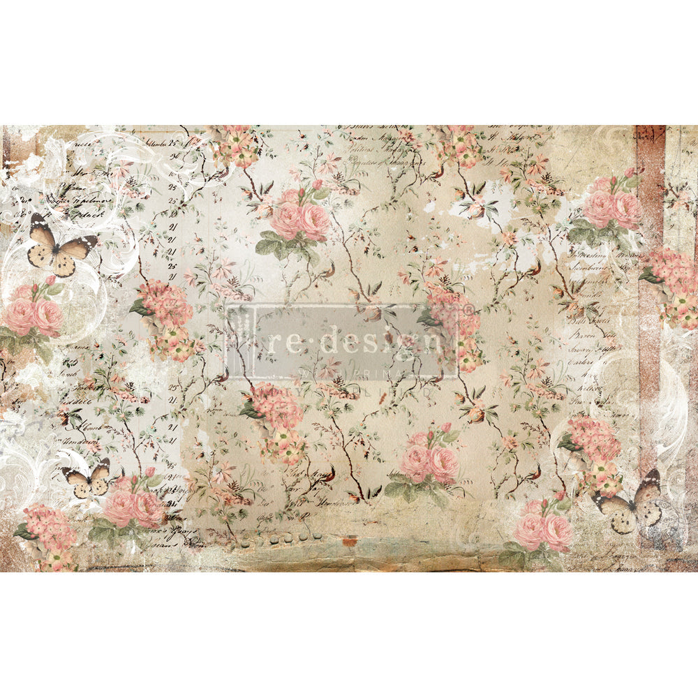 Botanical Imprint - Decoupage Paper