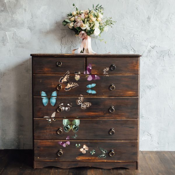 Butterfly - Rub-On Furniture Decal Mini-Transfer by Redesign with Prima!
