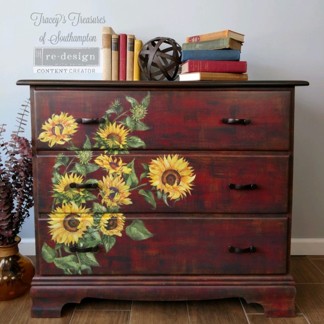 Sunflower - Decal Transfer by Redesign with Prima!