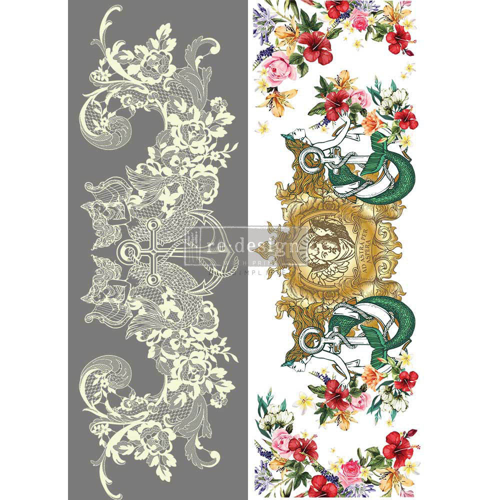 Mermaid Lace - CeCe - Decal Transfer by Redesign with Prima!