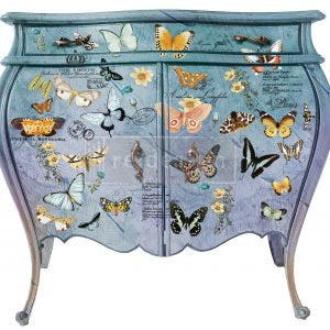 Butterfly Dance - Rub-On Furniture Decal Transfer ReDesign by Prima!