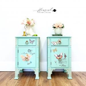 Butterfly Dance - Rub-On Furniture Decal Transfer ReDesign by Prima!