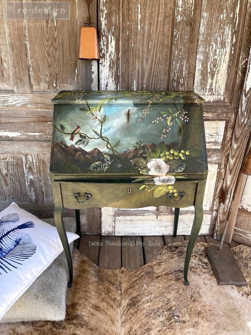 Spring Branch Decor Transfer by Redesign with Prima