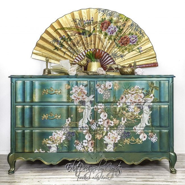 PRE-SALE - Elegance & Flowers - Rub-On Furniture Transfer by Redesign Prima!