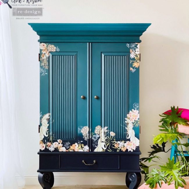 PRE-SALE - Elegance & Flowers - Rub-On Furniture Transfer by Redesign Prima!