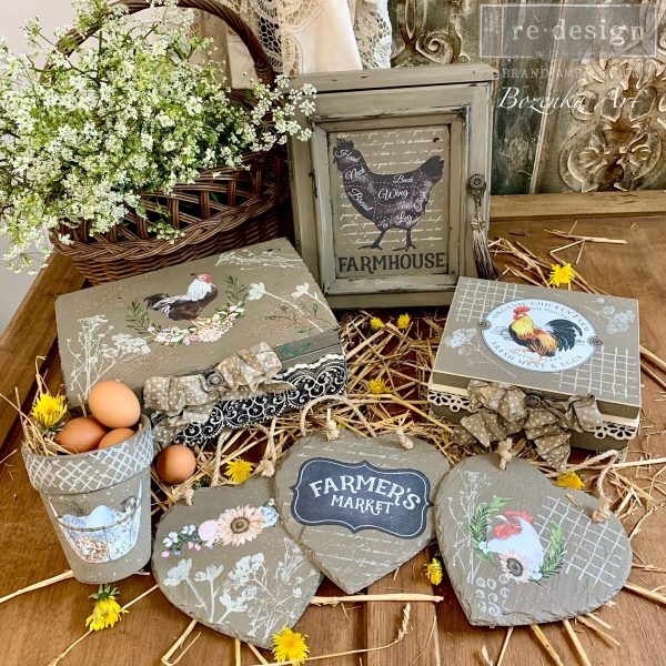 Morning Farmhouse - Rub-On Furniture Decal Mini-Transfer by Redesign with Prima!
