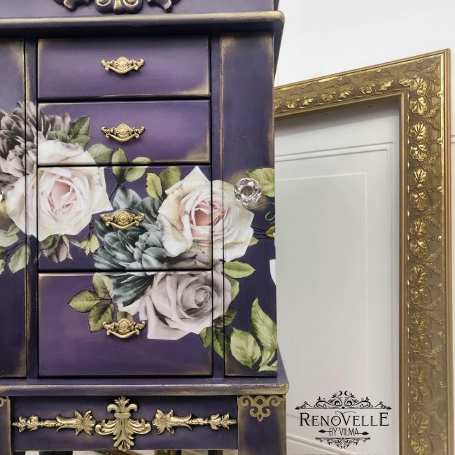 Vintage Dream - Rub-On Furniture Decal transfer by redesign with Prima!