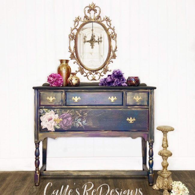 Vintage Dream - Rub-On Furniture Decal transfer by redesign with Prima!